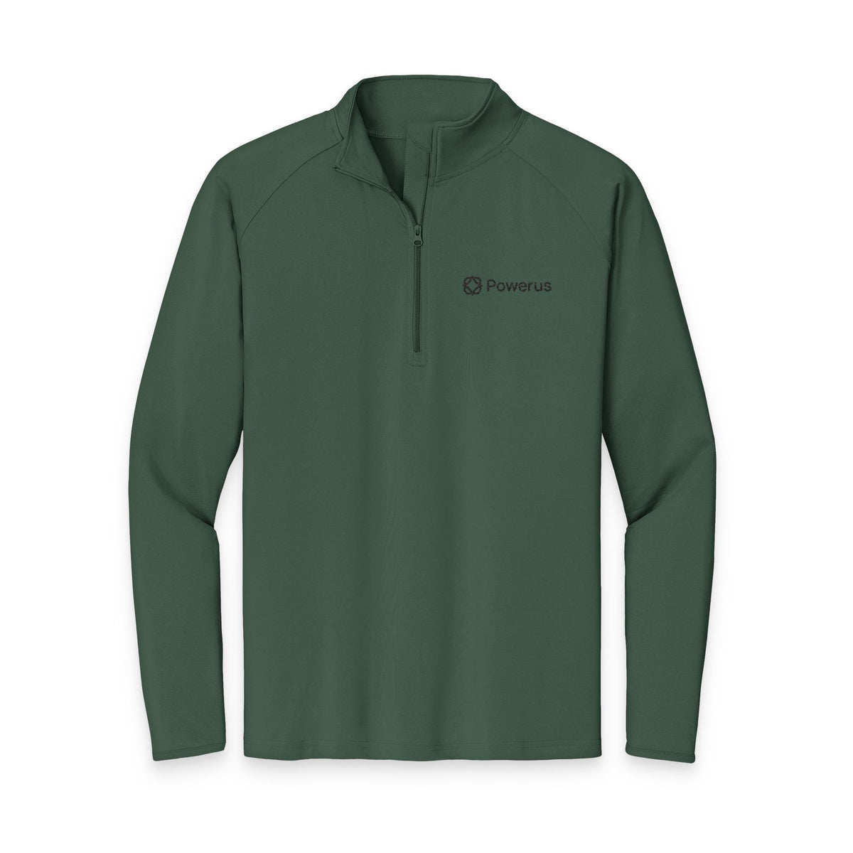 Embroidered PowerUp Quarter-Zip Pullover