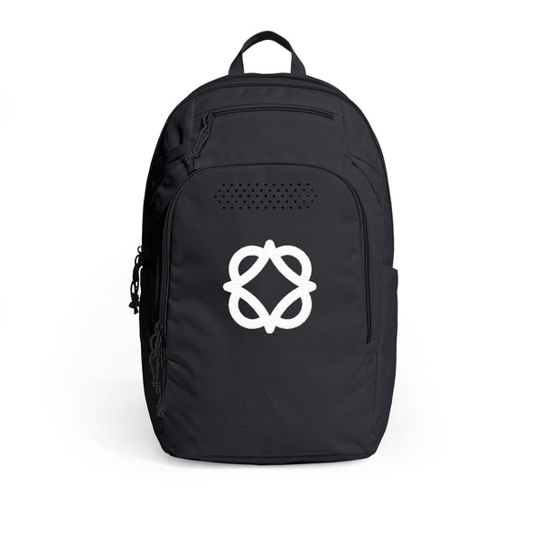 Embroidered Defender 5 Backpack — Minimal White Knot Logo